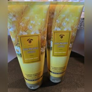 Bath & Body Works Sun-Washed Citrus Body Cream - 2 Tubes